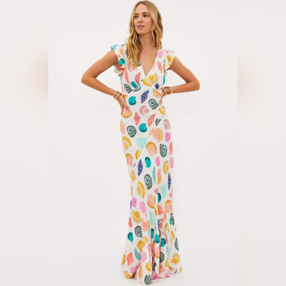 BEACH RIOT Seashell Maxi Dress NWT Sz XS